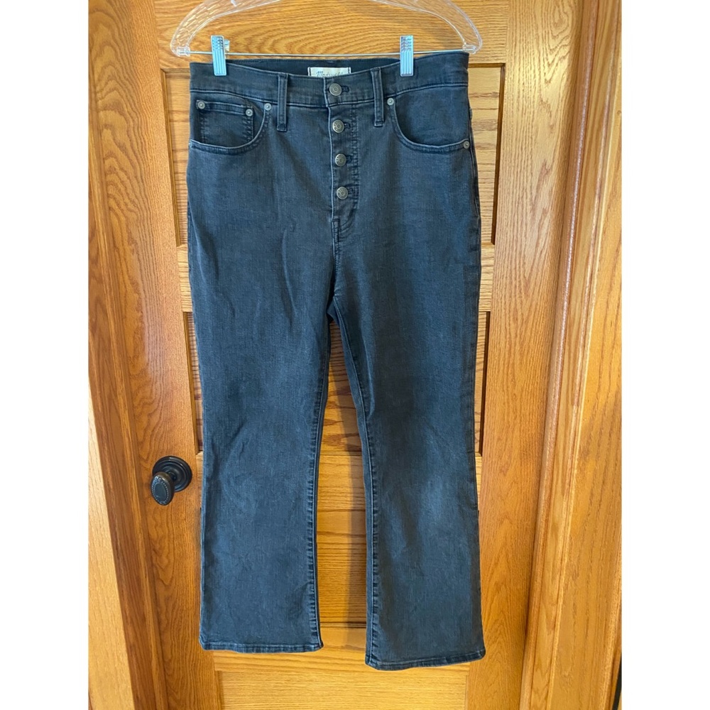 Madewell Cali Demi Boot Button Fly Jeans